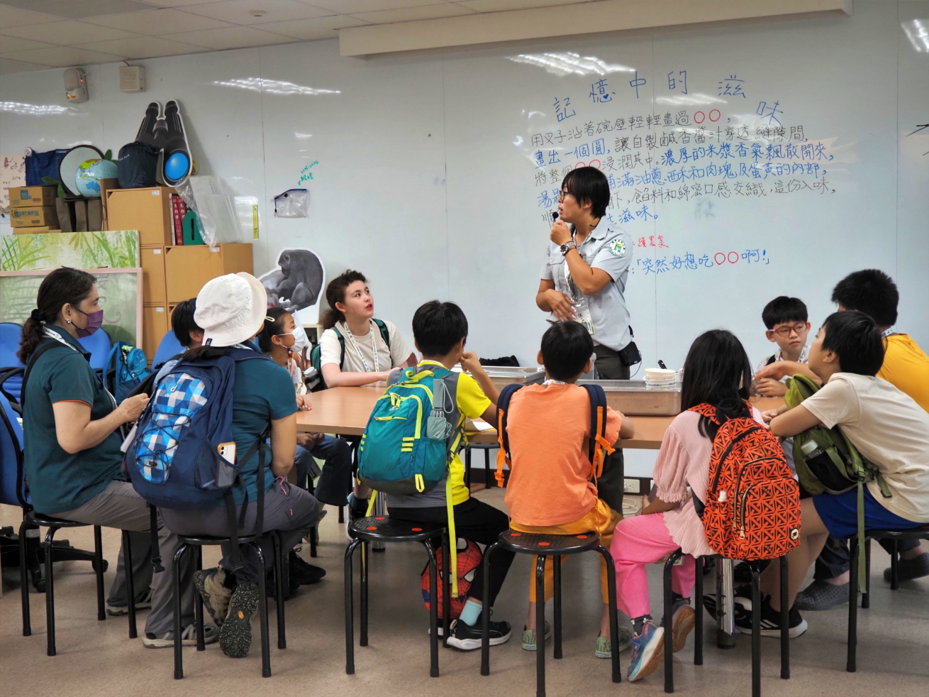 活動第一天進行「舌尖上的減碳之旅」，邀請大家分享記憶中的滋味 /自管處提供